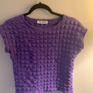 Love Nation Violet Knit Top
